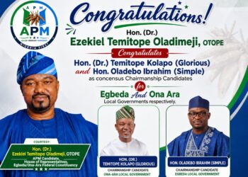 Reps Candidate, OTOPE, Felicitates APM Chairmanship Flagbearers, Prays For Peaceful And Issue-Based Campaigns