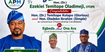 Reps Candidate, OTOPE, Felicitates APM Chairmanship Flagbearers, Prays For Peaceful And Issue-Based Campaigns