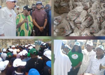 APC Ward 9 Rolls Out Drums As Royal Umbrella, Hon. Lukman Olajide, Storms Meeting With Cash, Food Donations And Unity Pledge
