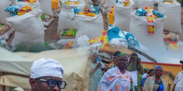Rep’ Member, Fola Oyekunle, Partners With NEMA To Distribute Food Palliatives To Vulnerable Residents In Ibadan North