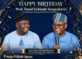 From Education To Energy, Public Works to Governance — Oyo Liaison Office DG, Olayemi Hails Prof. Sangodoyin’s Exemplary Contributions To Oyo State’s Development
