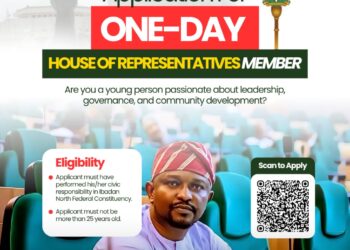 Rep’ Member, Fola Oyekunle Opens Door For Youth Participation In Governance Through “One-Day Rep” Program