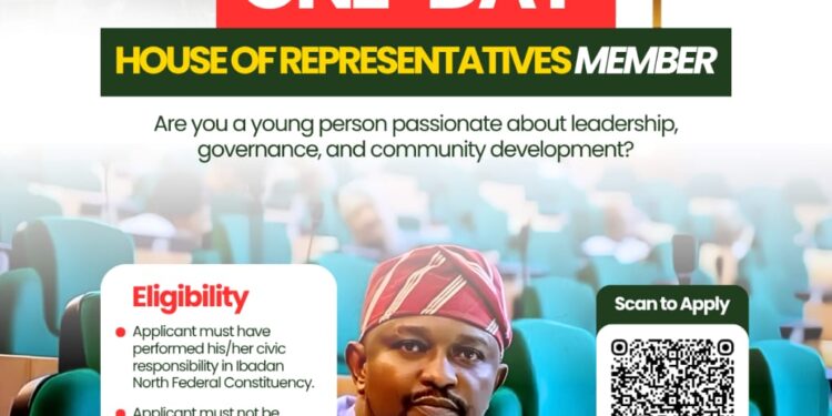 Rep’ Member, Fola Oyekunle Opens Door For Youth Participation In Governance Through “One-Day Rep” Program