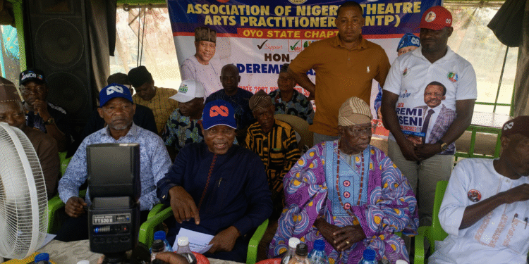 Oyo South 2027: Remi Oseni Receives Royal Welcome From Theatre Practitioners In Oyo, Donates ₦10m, Hails Tinubu’s Reforms, Reels Out Youth, Education Empowerment Record