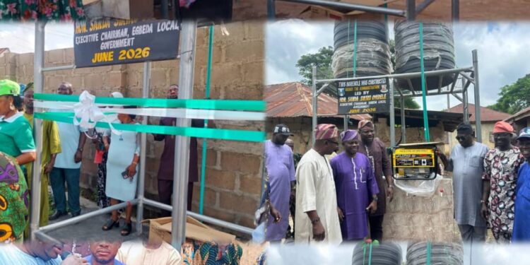 Oyo ALGON Chairman, Sanda Sikiru, Commissions Sustainable Water Projects, Charges Communities To Protect Facilities
