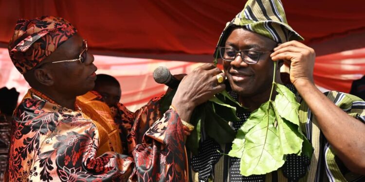 Makinde Warns Monarchs Against Partisanship, Promises December Commissioning Of Ido-Eruwa Road As He Is Installed Aare Asoludero Of Ibarapaland