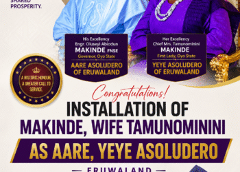 Installation Of Makinde, Wife Tamunominini As Aare, Yeye Asoludero Reinforces Traditional Partnership — Oyo Liaison Office DG, Busari Olayemi