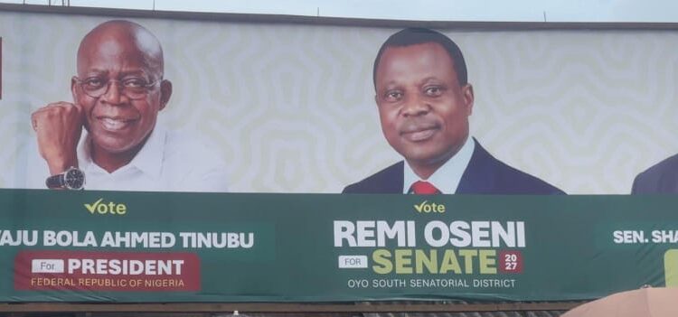 Oyo South 2027: Lies, Hypocrisy And Anti-Party Mischief: Remi Oseni Media Team Blasts Ex-Attorney-General, Mutalubi Ojo Over False Post, Says Over 20 Billboards Of Oseni Across Oyo South Carry Tinubu, Sharafadeen Alli