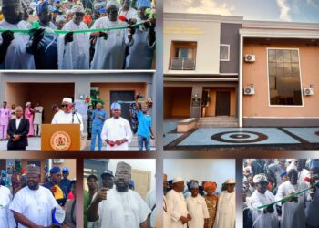Sanda’s Legacy Project: Ex-Chairmen Honoured As Oyo Deputy Governor Commissions New Egbeda LG Office Complex