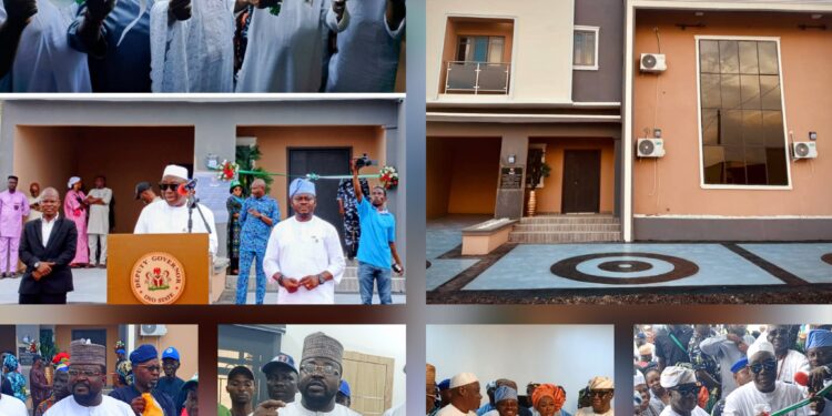 Sanda’s Legacy Project: Ex-Chairmen Honoured As Oyo Deputy Governor Commissions New Egbeda LG Office Complex
