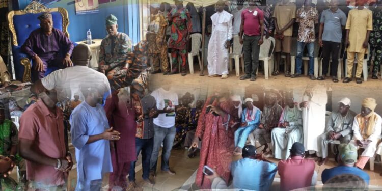Ido/Ibarapa East 2027: Reps Candidate, Kolawole Adedeji Intensifies Grassroots Campaign Tour Across Ido Ward 7