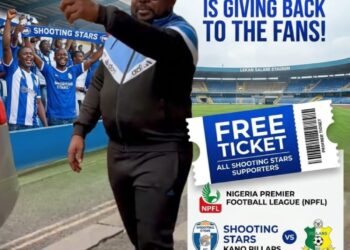 Oyo Central APM Candidate, Ajadi Shocks Fans With 1,000 FREE Tickets For Shooting Star Vs Kano Pillars
