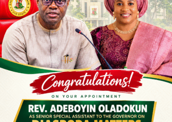 Makinde Appoints Seasoned Banker, Finance Expert, Rev. Adeboyin Oladokun As SSA On Diaspora